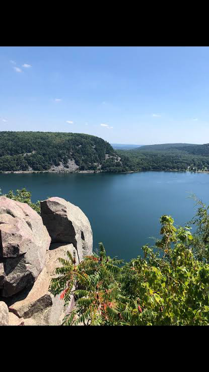 Devil's Lake view from the bluffs